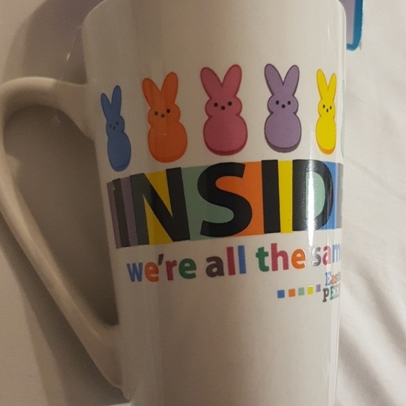 Peeps plush in 15 fl oz Latte coffee mug with stuffed peep inside - Picture 4 of 6